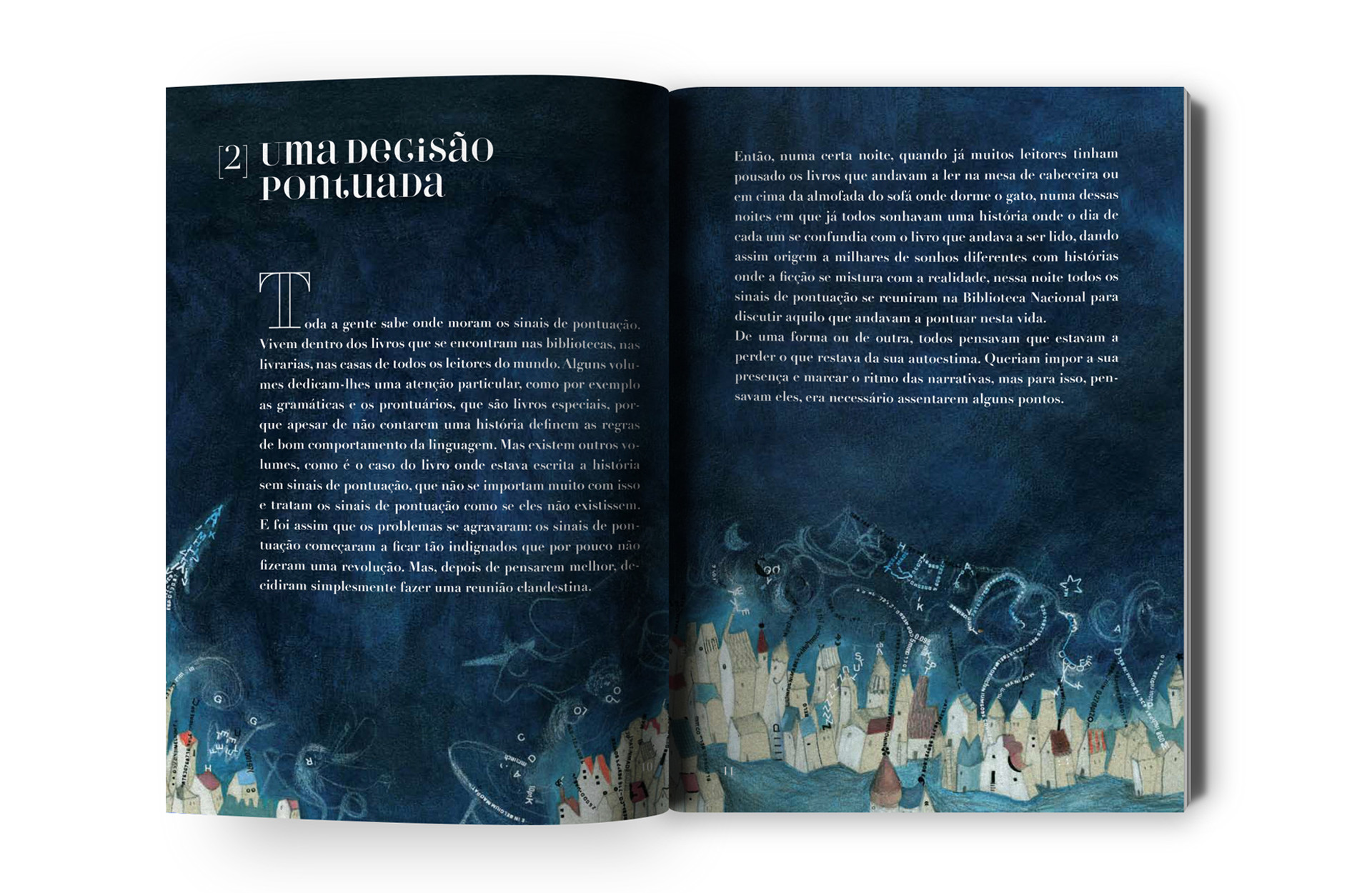 dinalivro book publisher “histórias de pontuar” editorial design by avantia.design