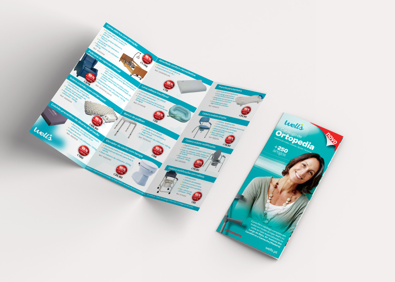 wells trifold graphic design by avantia.design