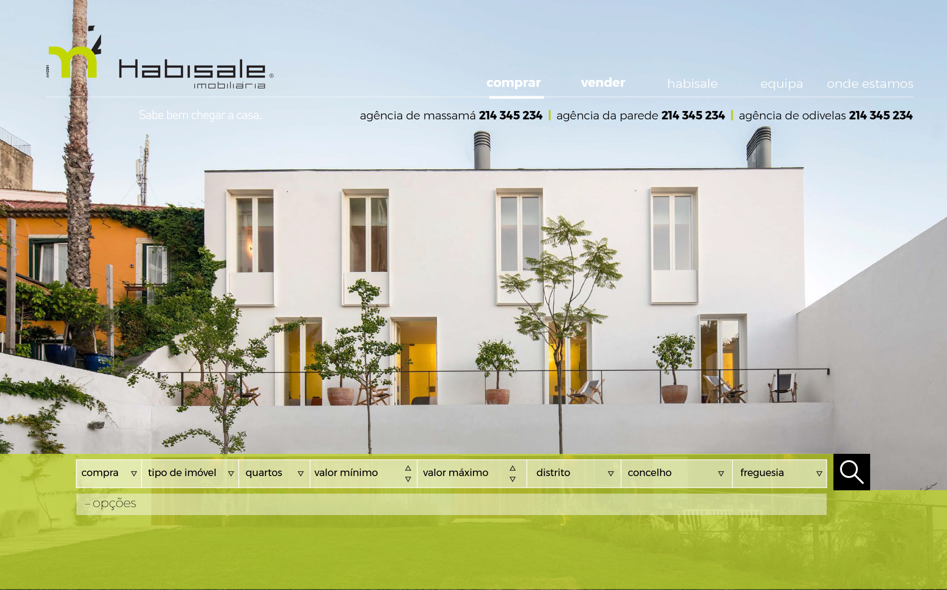 habisale real estate agency web design by avantia.design