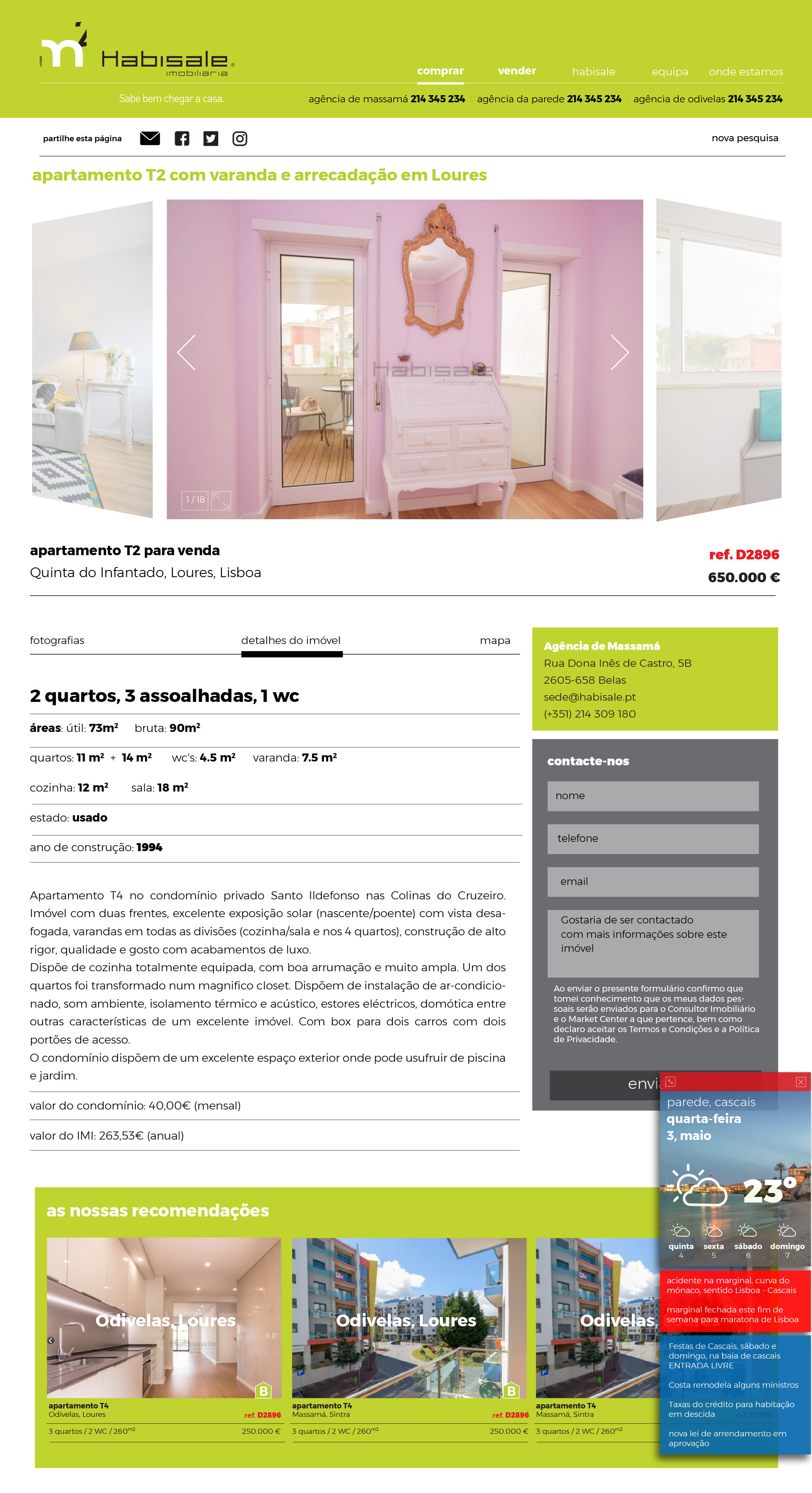 habisale real estate agency web design by avantia.design