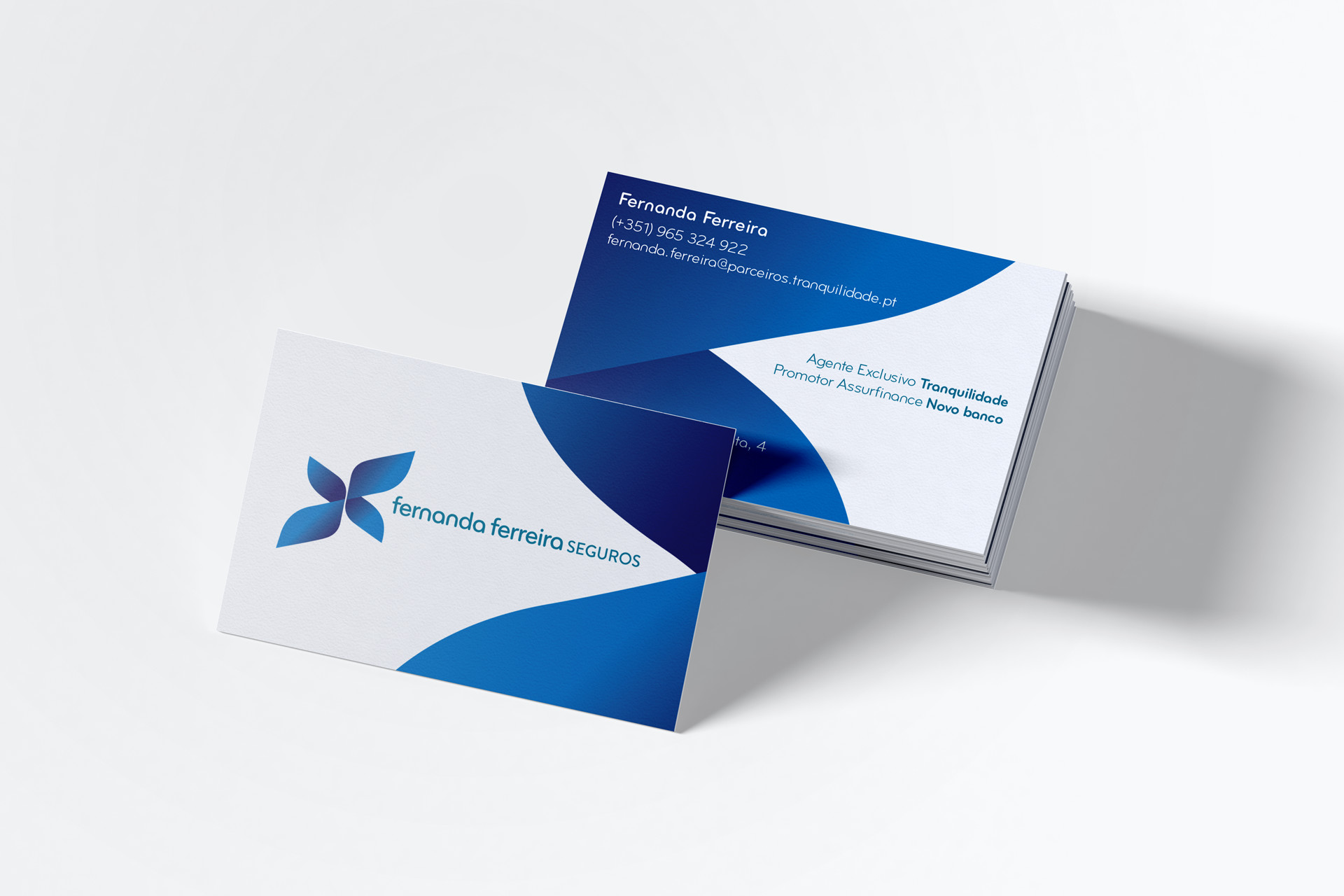 fernanda ferreira insurance broker logo design by avantia.design
