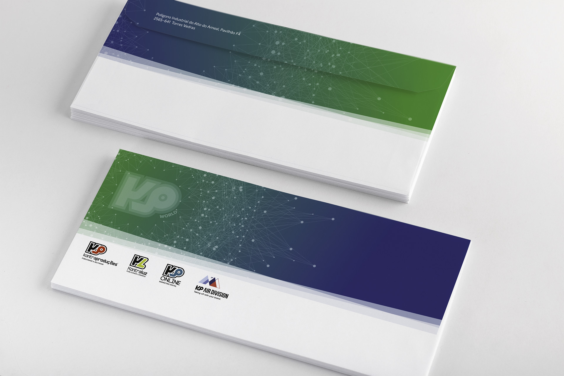 kpworld stationery design by avantia.design